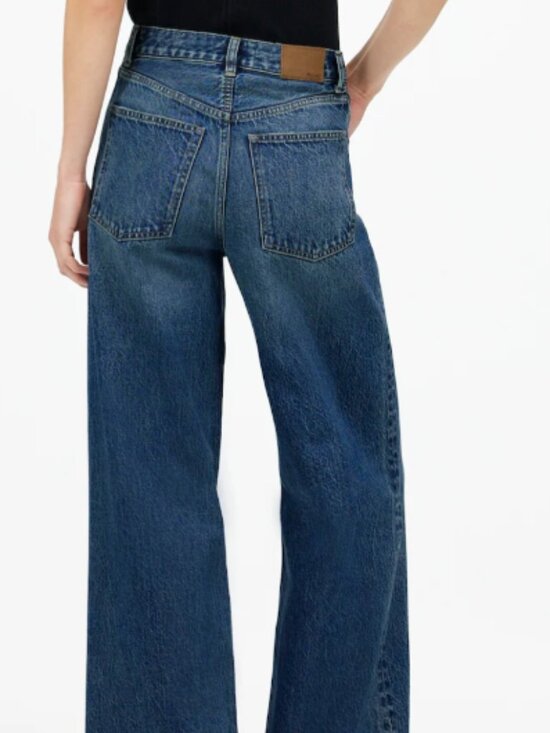 NWT Madewell Superwide-Leg Jeans Concho Wash Size 29 - Picture 2 of 9